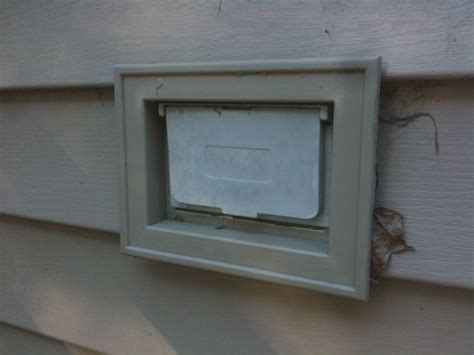 how to install an electrical box on vinyl siding|vinyl siding electrical box mount.